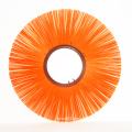 High Quality Orange Parallel PP Sweeper Brush for Snow Removal Machine